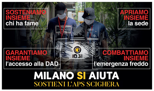 MILANO SI AIUTA - SOSTIENI L'APS SCIGHERA