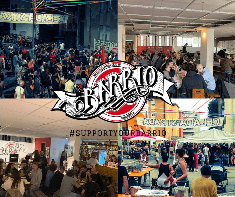 Supporta il Circolo Barrio Campagnola - #SUPPORTYOURBARRIO 📢 Il virus ci attacca, il sostegno ci protegge 📢